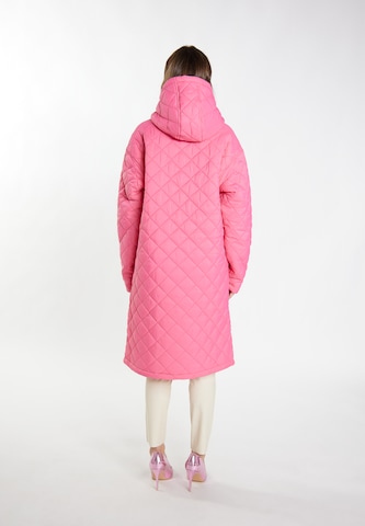 faina Ανοιξιάτικο και φθινοπωρινό παλτό 'Tylin' σε ροζ