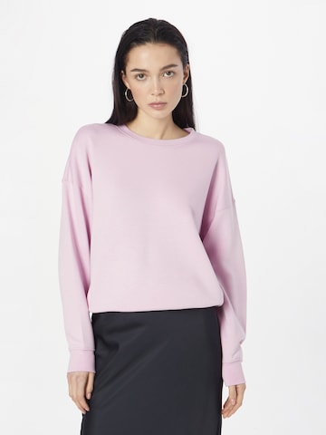 MSCH COPENHAGEN Sweatshirt 'Ima' i lila: framsida