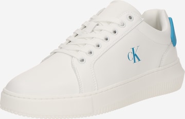 Calvin Klein Jeans Низкие кроссовки в Белый: спереди