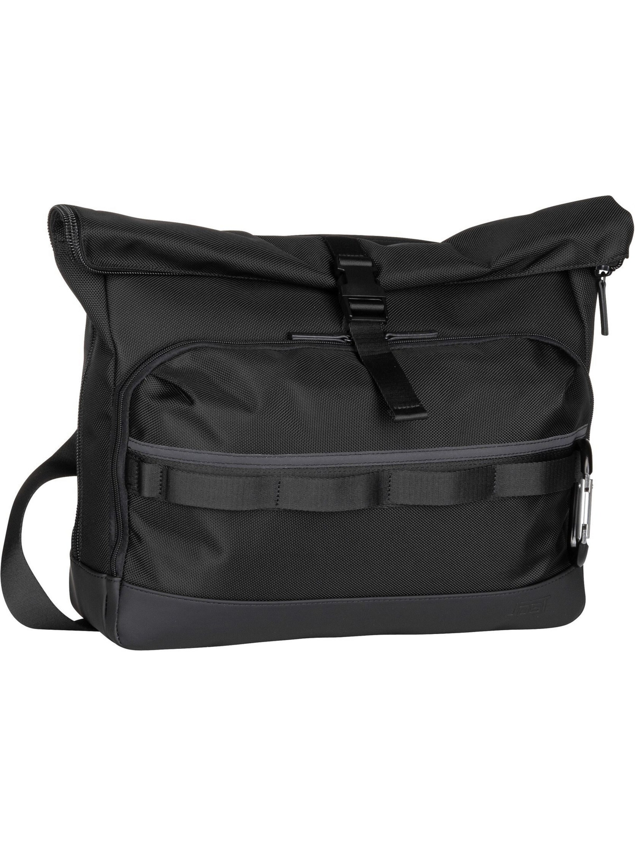 JOST Umhängetasche 'Balling Kurier' in Schwarz: Vorderseite