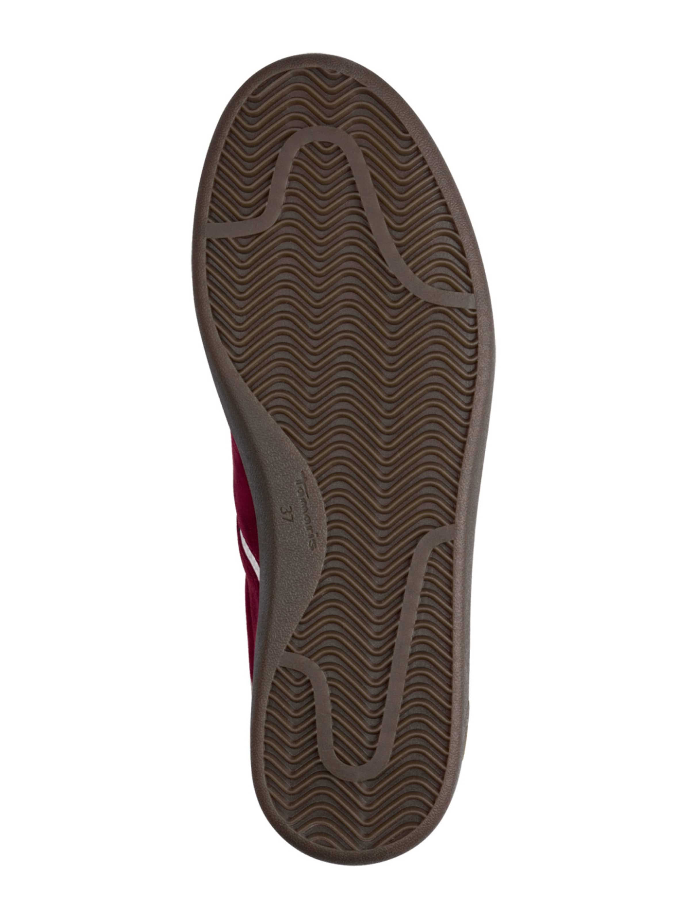 Baskets basses Tamaris en rouge