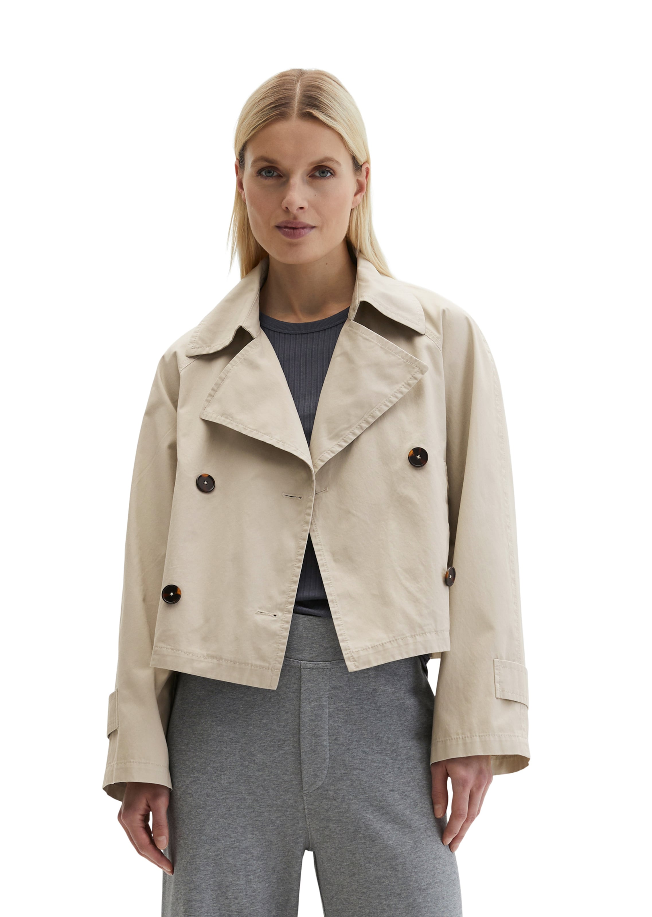 Marc O'Polo Between-season jacket in Beige: front