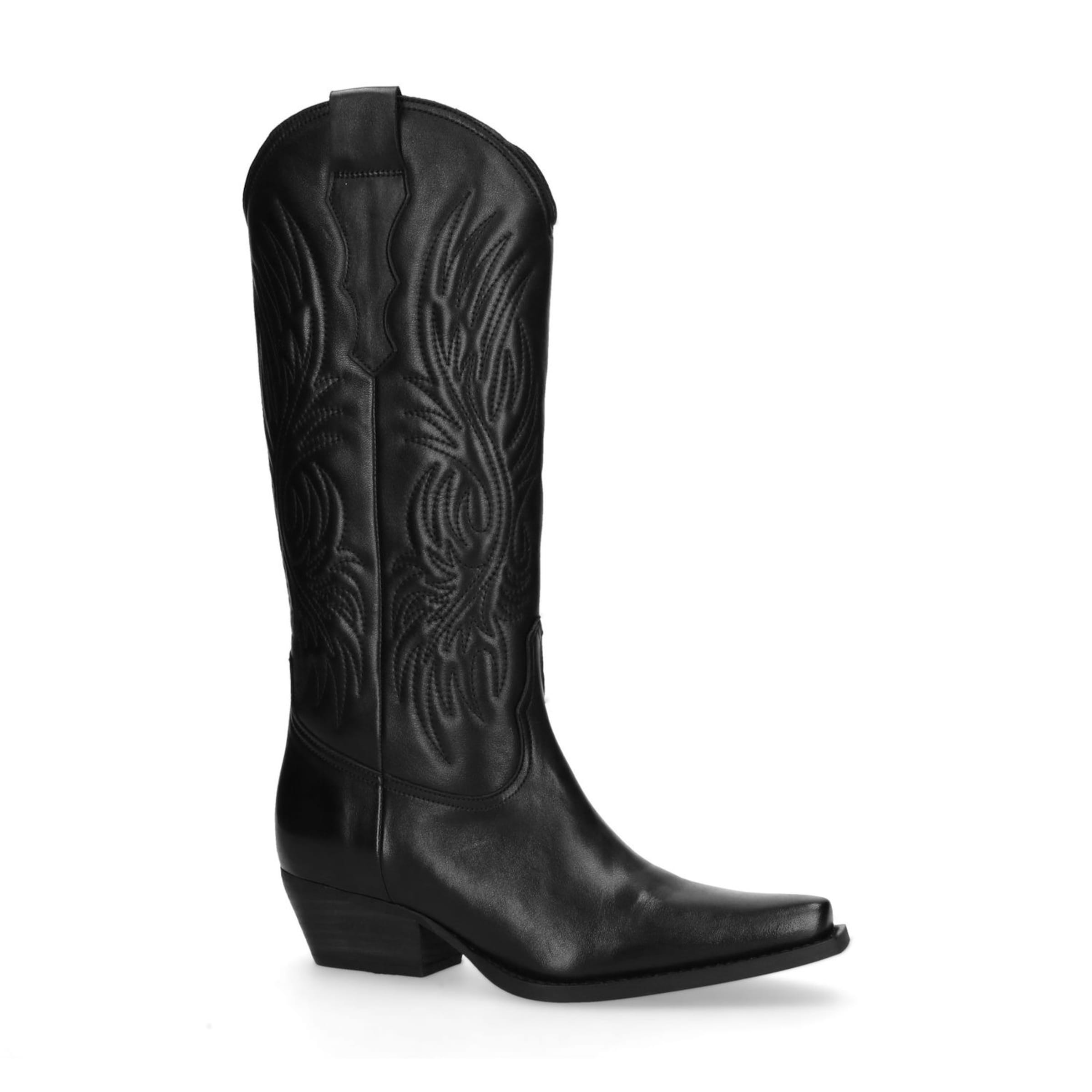 Bottes de cowboy SACHA en noir