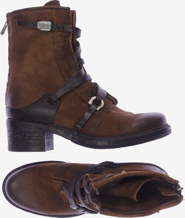 A.S.98 Dress Boots in 40 in Brown: front