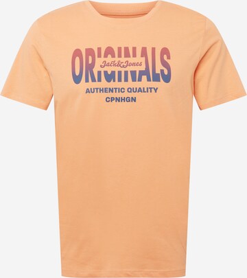 JACK & JONES Тениска в оранжево: отпред