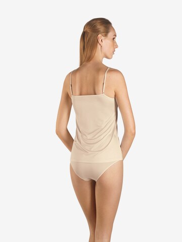 Hanro Top ' Satin Deluxe ' in Beige