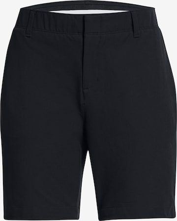 UNDER ARMOUR Regular Workout Pants ' Drive 7 ' in Black: front