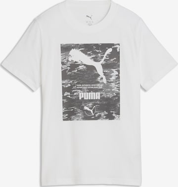 T-Shirt fonctionnel PUMA en blanc : devant