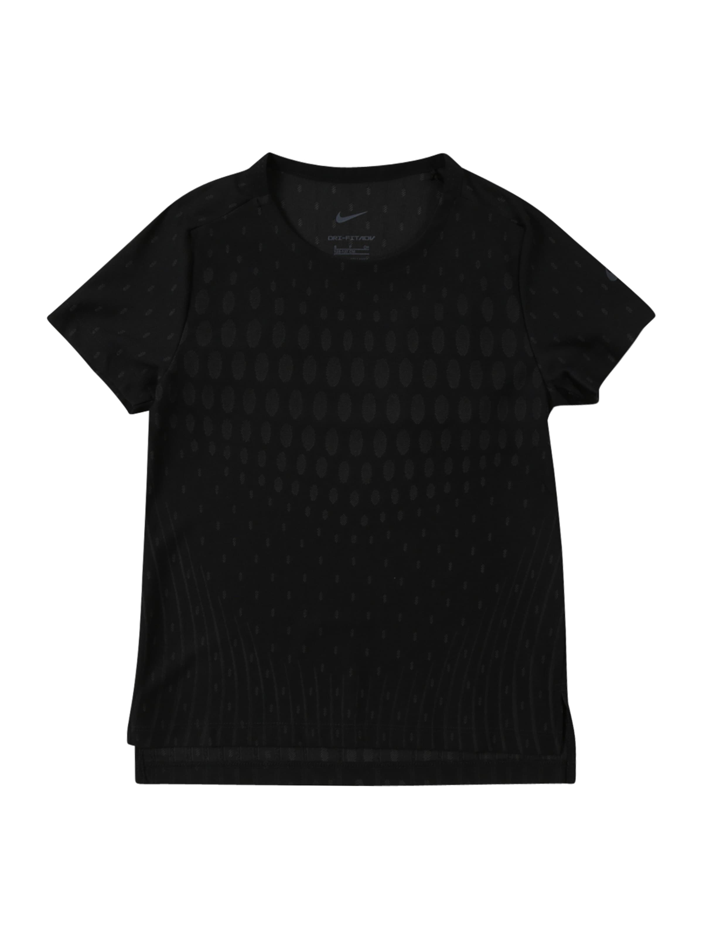 juoda NIKE Sportiniai marškinėliai 'DFADV': priekis