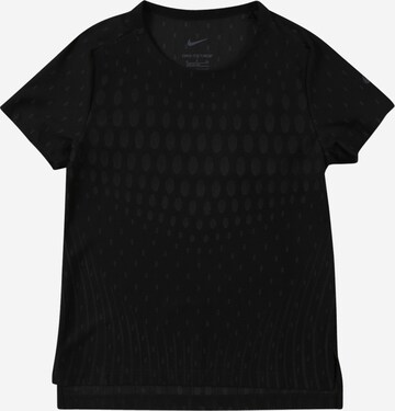 NIKE - Camiseta funcional 'DFADV' en negro: frente