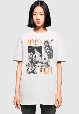 T-shirt 'Motley Crue - Vintage Punk Collage' Merchcode en blanc : devant