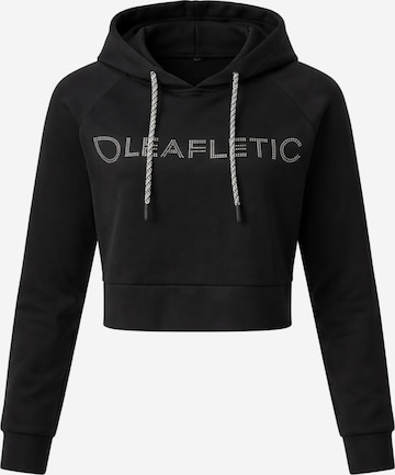 LEAFLETIC Sweatshirt 'Leafletic Women’s Hoodie' i sort: forside