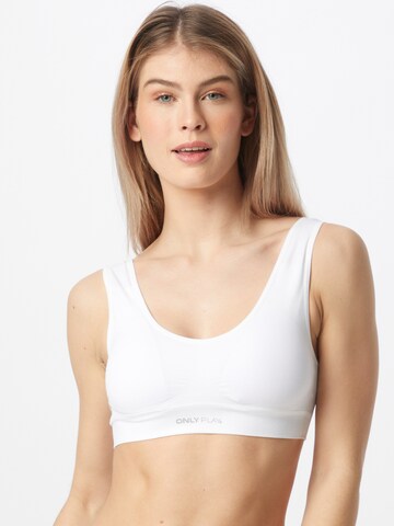 ONLY PLAY Bralette Sports bra in White: front