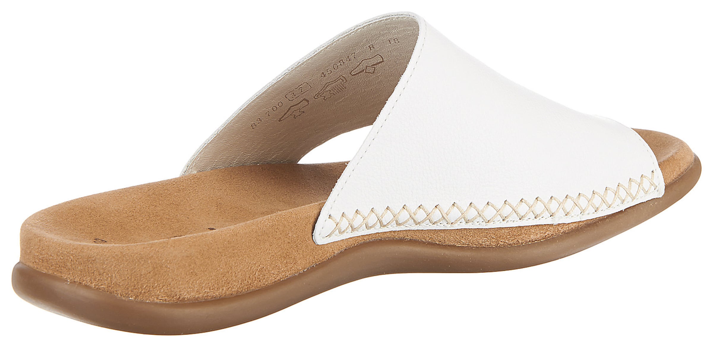 GABOR Varvastossut värissä valkoinen