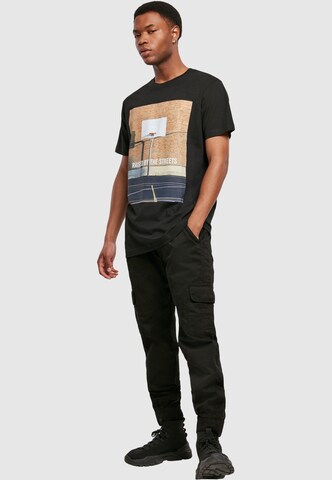 Mister Tee Regular Fit Bluser & t-shirts 'Raised By The Streets' i sort