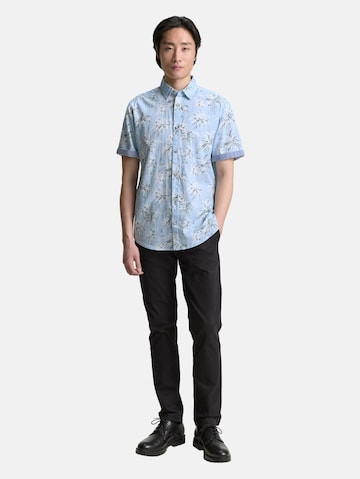 TOM TAILOR Regular fit Button Up Shirt in Blue
