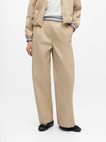 Wide Leg Pantalon OBJECT en beige : devant
