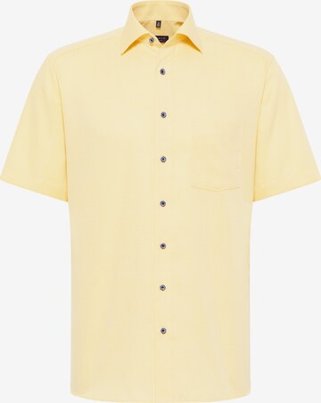 ETERNA Regular fit Business Shirt in Yellow: front