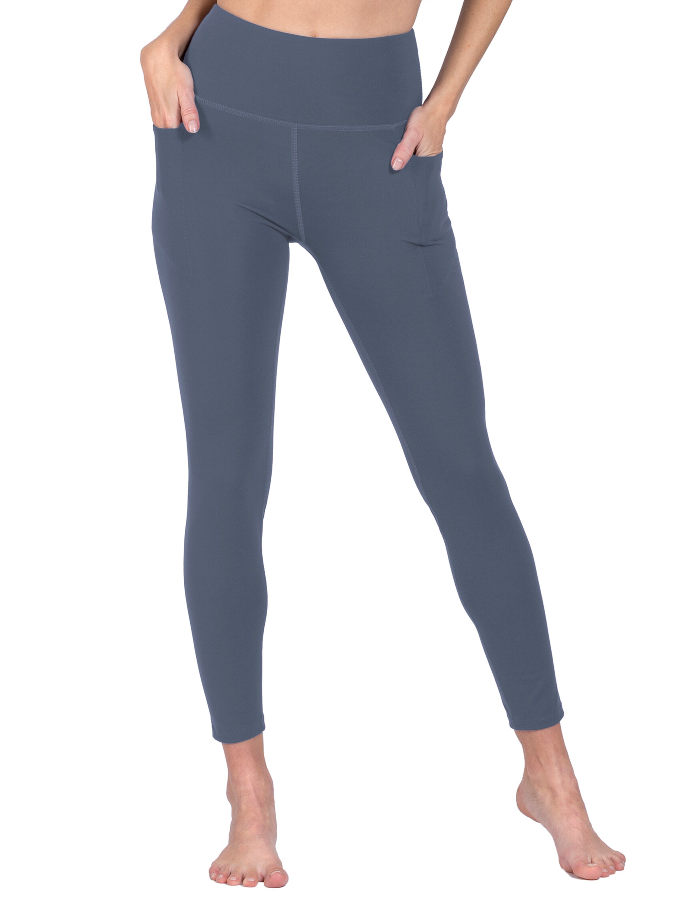Magadi Skinny Sporthose 'Amalia'‌ in Blau: Vorderseite