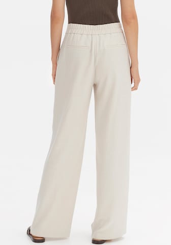 OPUS Loose fit Pleat-front trousers 'Marzena' in Beige