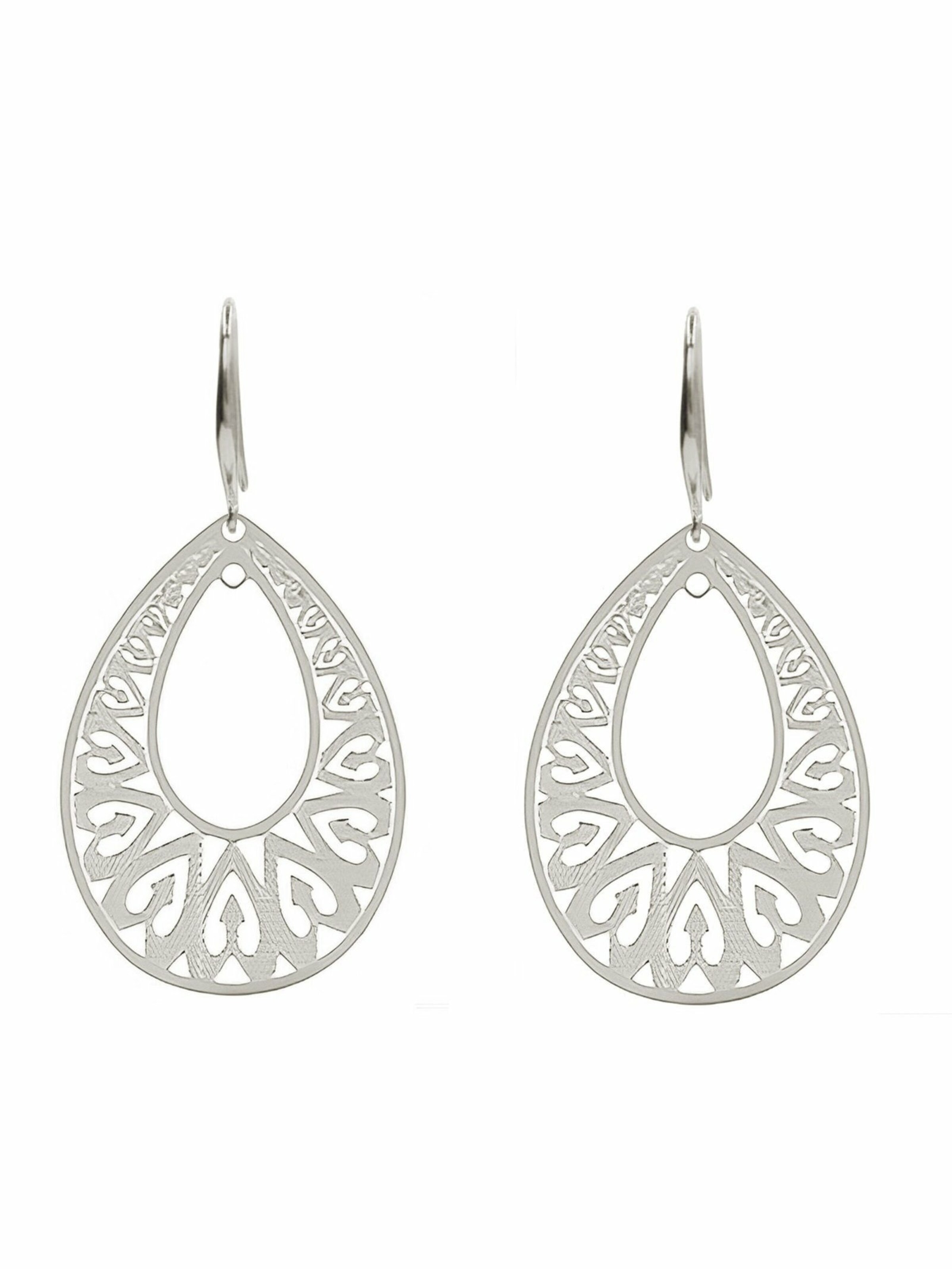 Gemshine Ohrringe in Silber: Vorderseite