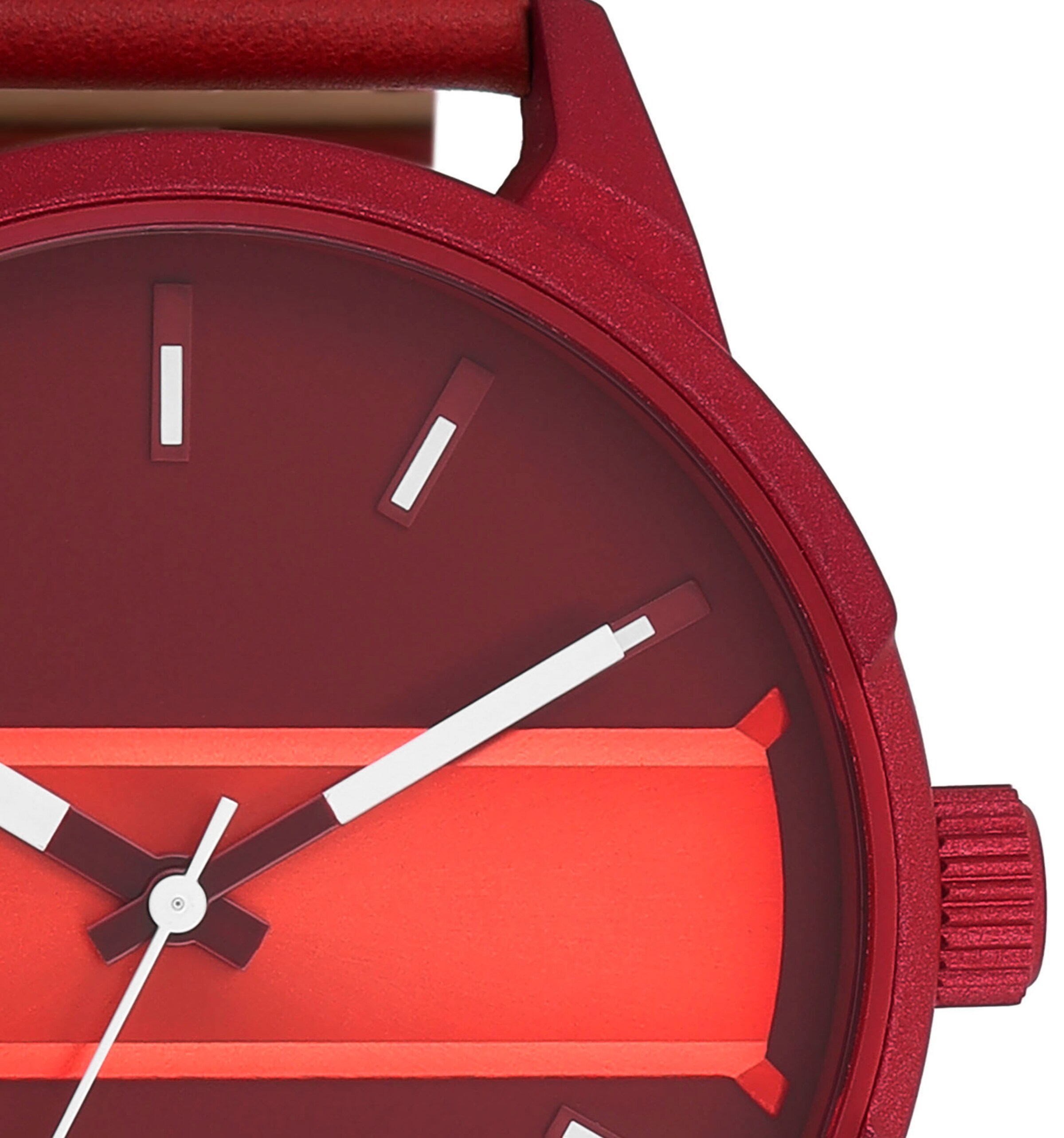 OOZOO Analog Watch in Red