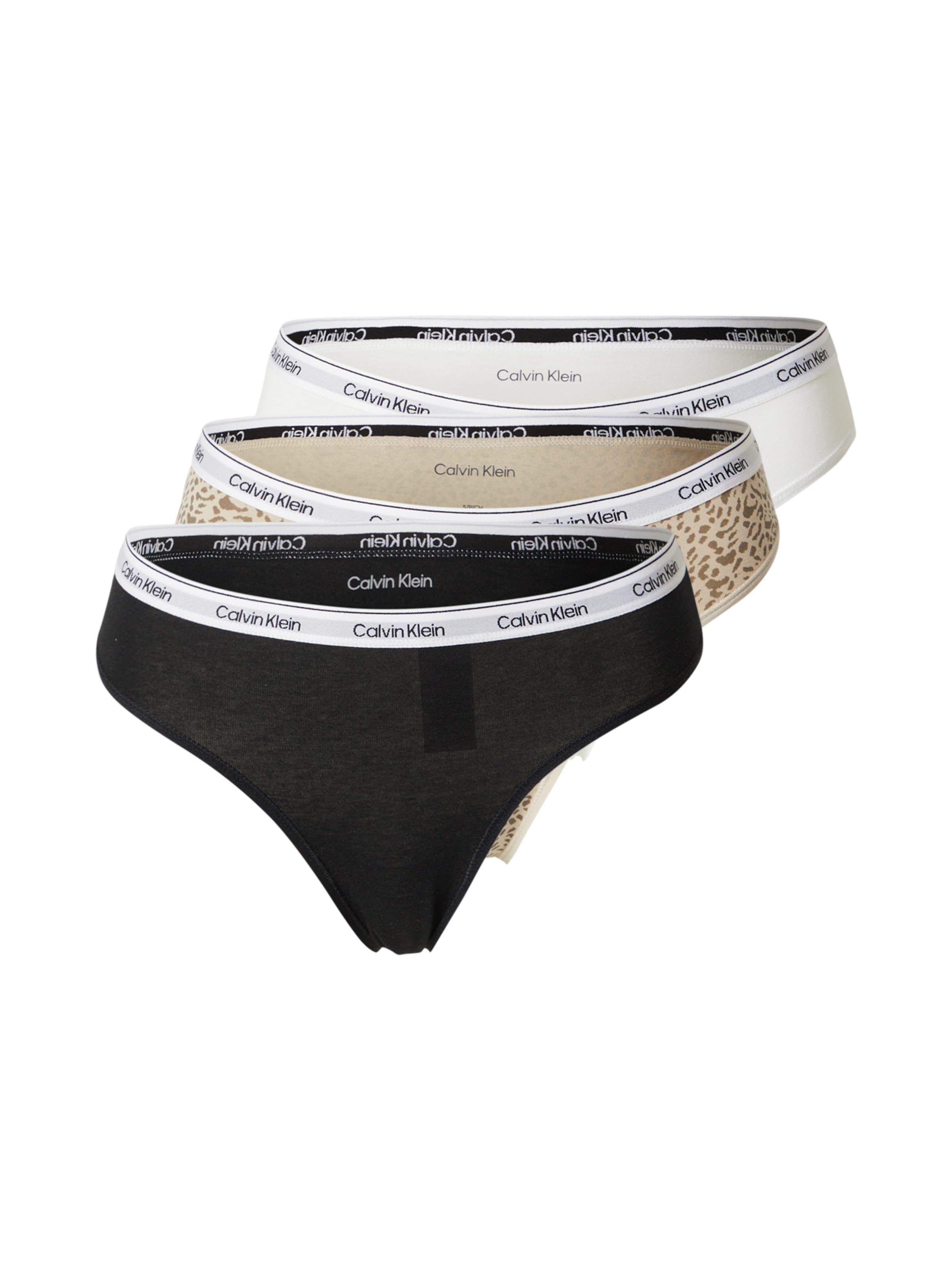 Calvin Klein Underwear Трусы-слипы в Светло-коричневый / Серо-коричневый / Черный / Белый, Обзор товара