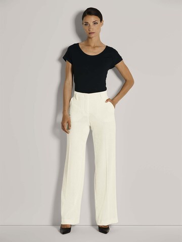 MADELEINE Wide leg Pantalon in Wit