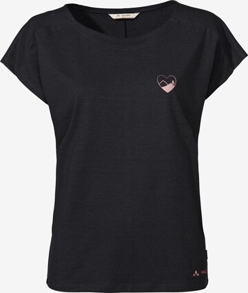 VAUDE Functioneel shirt 'Neyland' in Zwart: voorkant