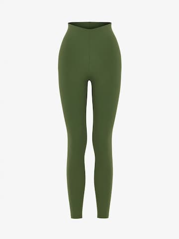 Skinny Leggings 'Gamaschen' Penti en vert