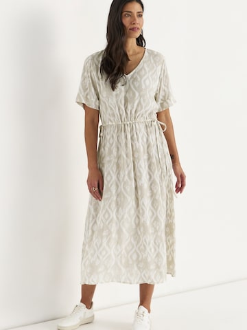 Cellbes of Sweden Kleid aus Krepp in Beige: Vorderseite