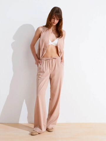 Dilvin Wide leg Pants in Pink