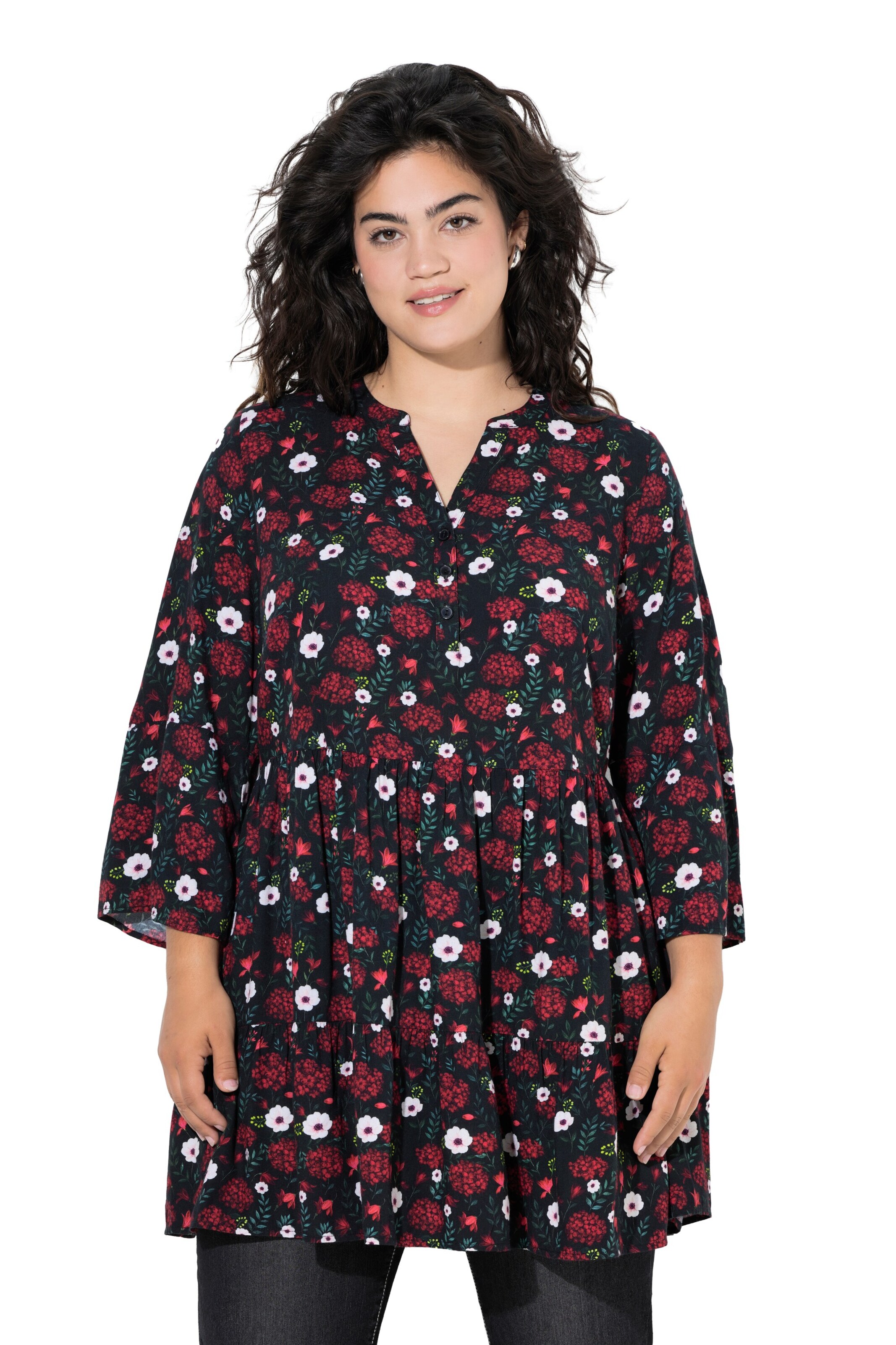 Angel of Style Tunic in Black: front