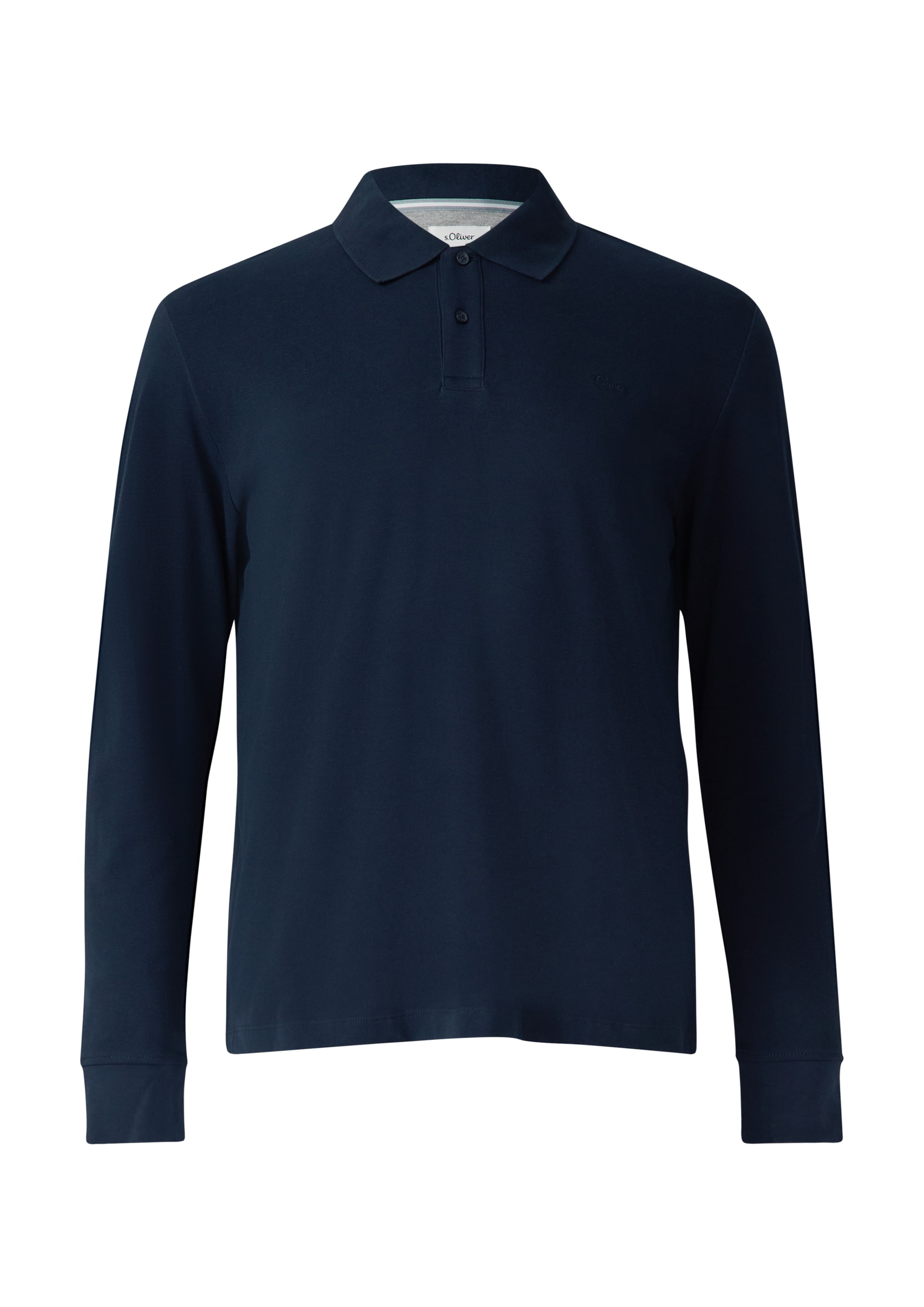 s.Oliver Men Big Sizes Poloshirt in Blau: Vorderseite