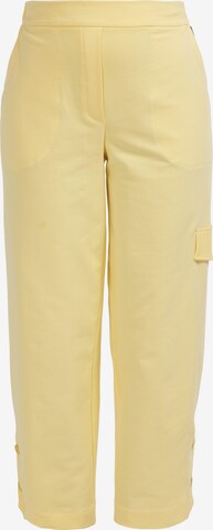 Loosefit Pantalon HELMIDGE en jaune : devant