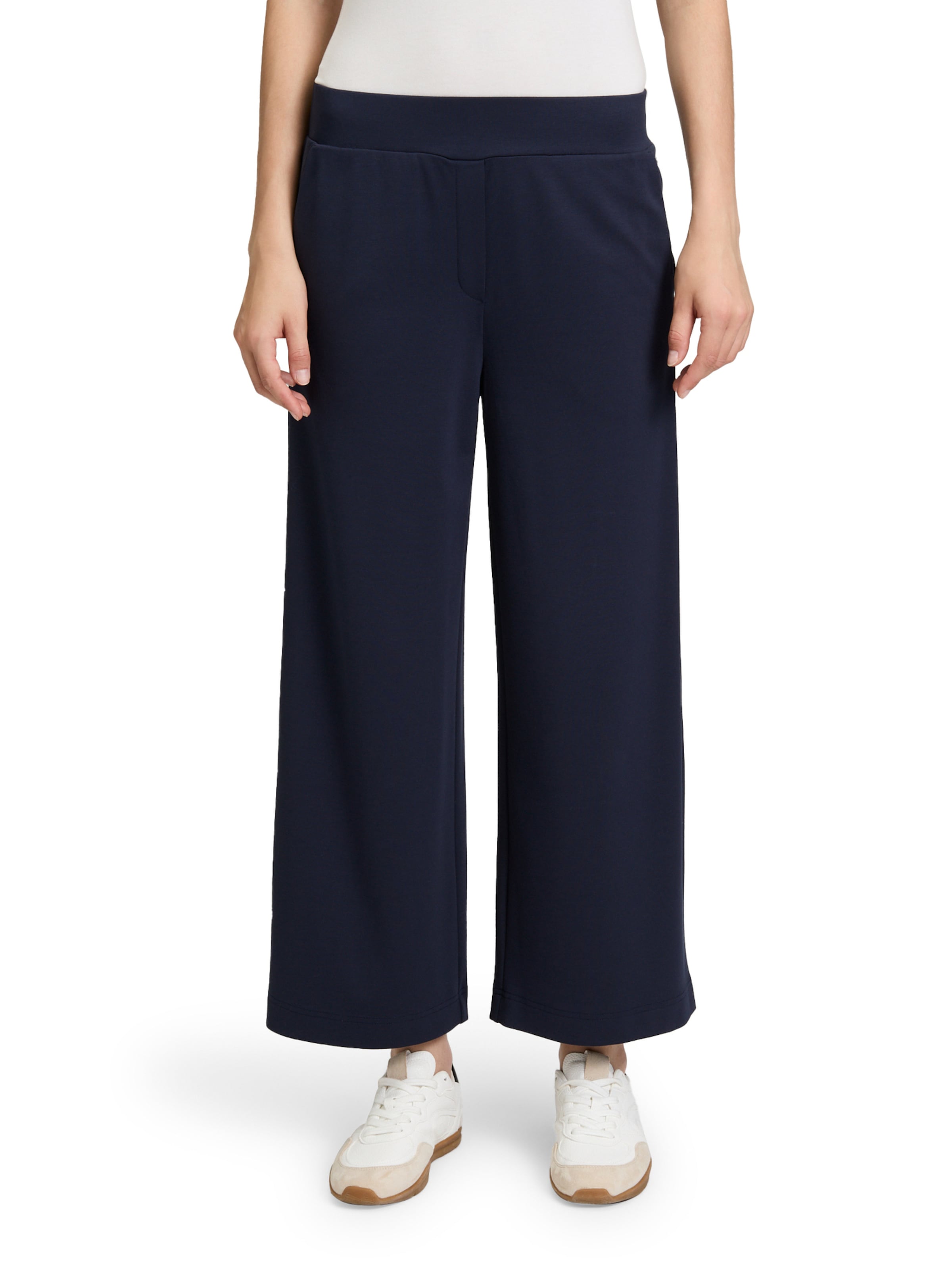 Betty & Co Slimfit Broek in Blauw: voorkant
