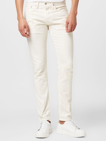 Polo Ralph Lauren - regular Vaquero en blanco: frente