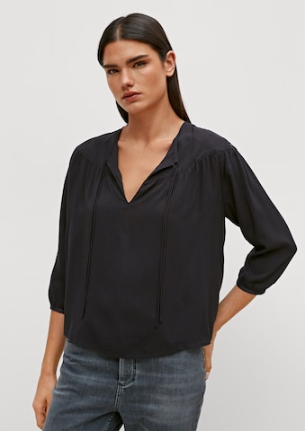 comma casual identity Bluse in Schwarz | ABOUT YOU