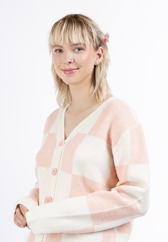 MYMO Gebreid vest 'Blonda' in Roze