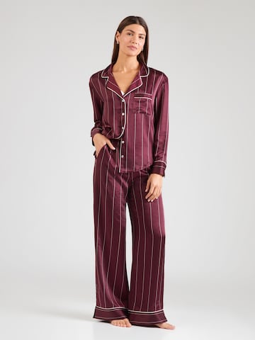 Pantaloni de pijama 'DAYANA' de la ETAM pe roșu