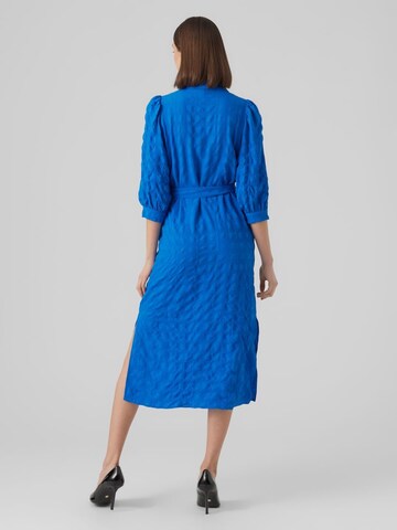 VERO MODA Платье-рубашка 'CAMMI' в Синий