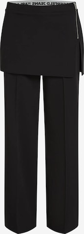 KARL LAGERFELD JEANSregular Hlače - crna boja: prednji dio