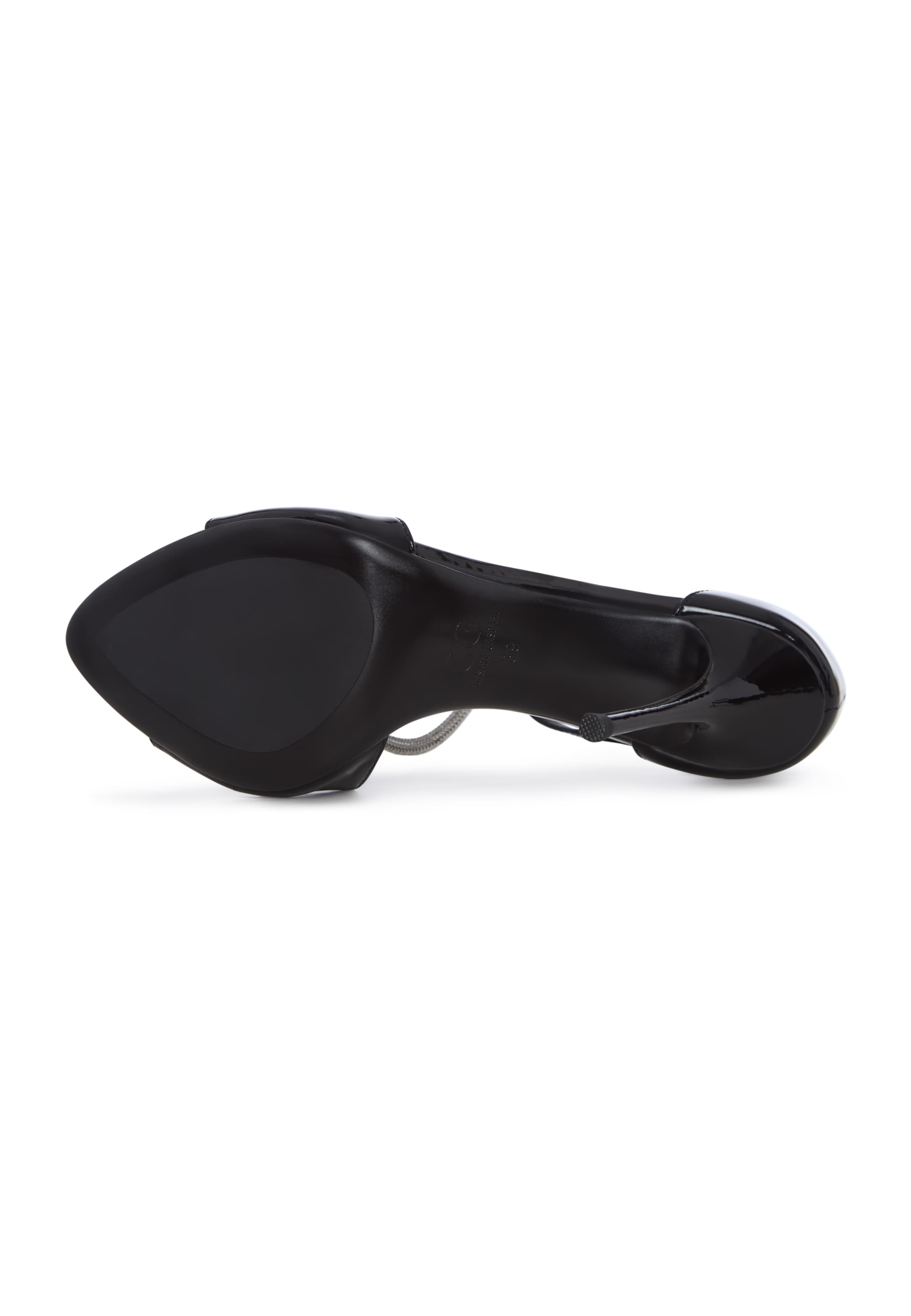 CESARE GASPARI Strap sandal in Black