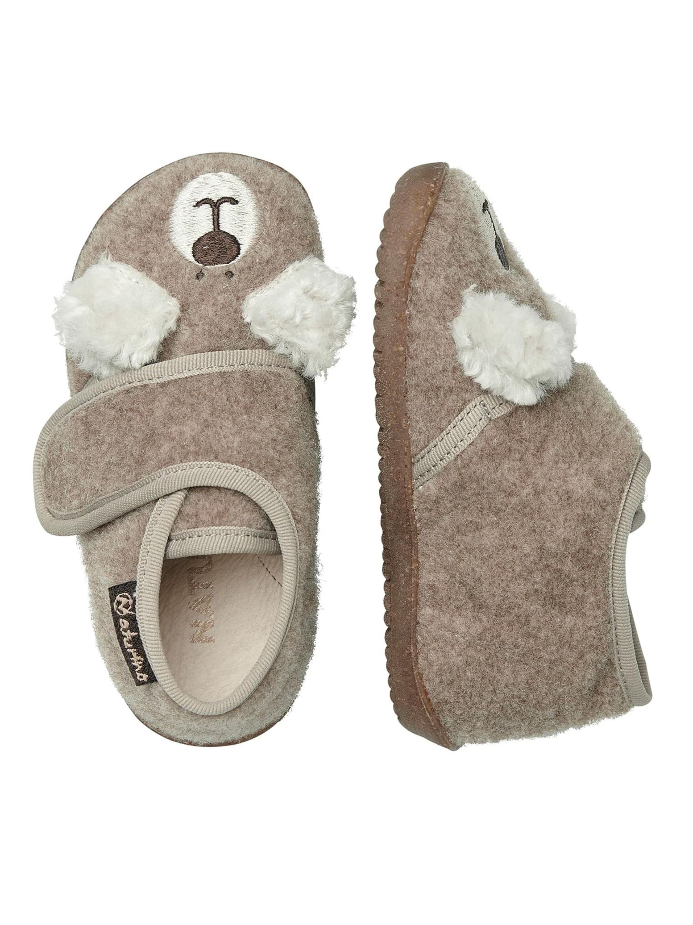NATURINO Slipper 'BIDAIM' in Beige