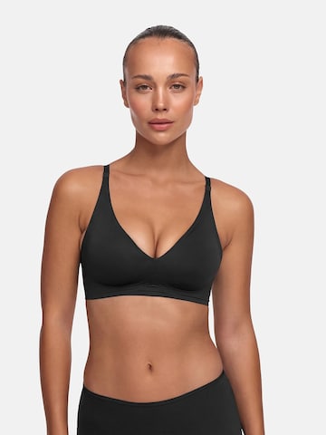 cfab (formerly creamy fabrics) - Push-up Sujetador 'Comfort Push-Up BH' en negro: frente
