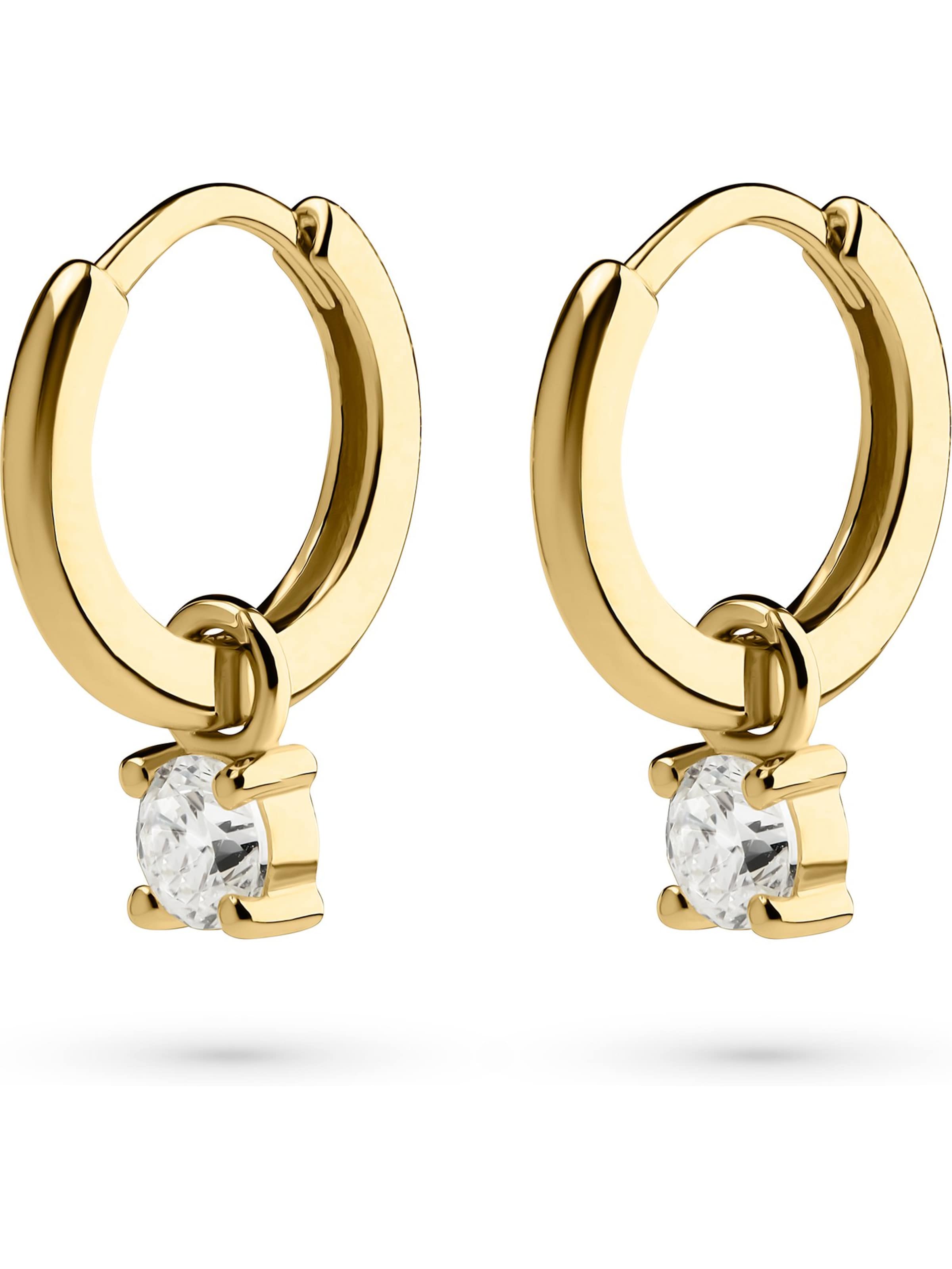 FAVS Earrings in Yellow: front