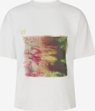 Young Poets Shirt in White: front