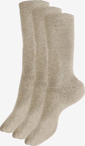 Calzino di Hudson in beige: frontale