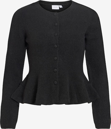 VILA Strickjacke 'VILuna' in Schwarz: Vorderseite