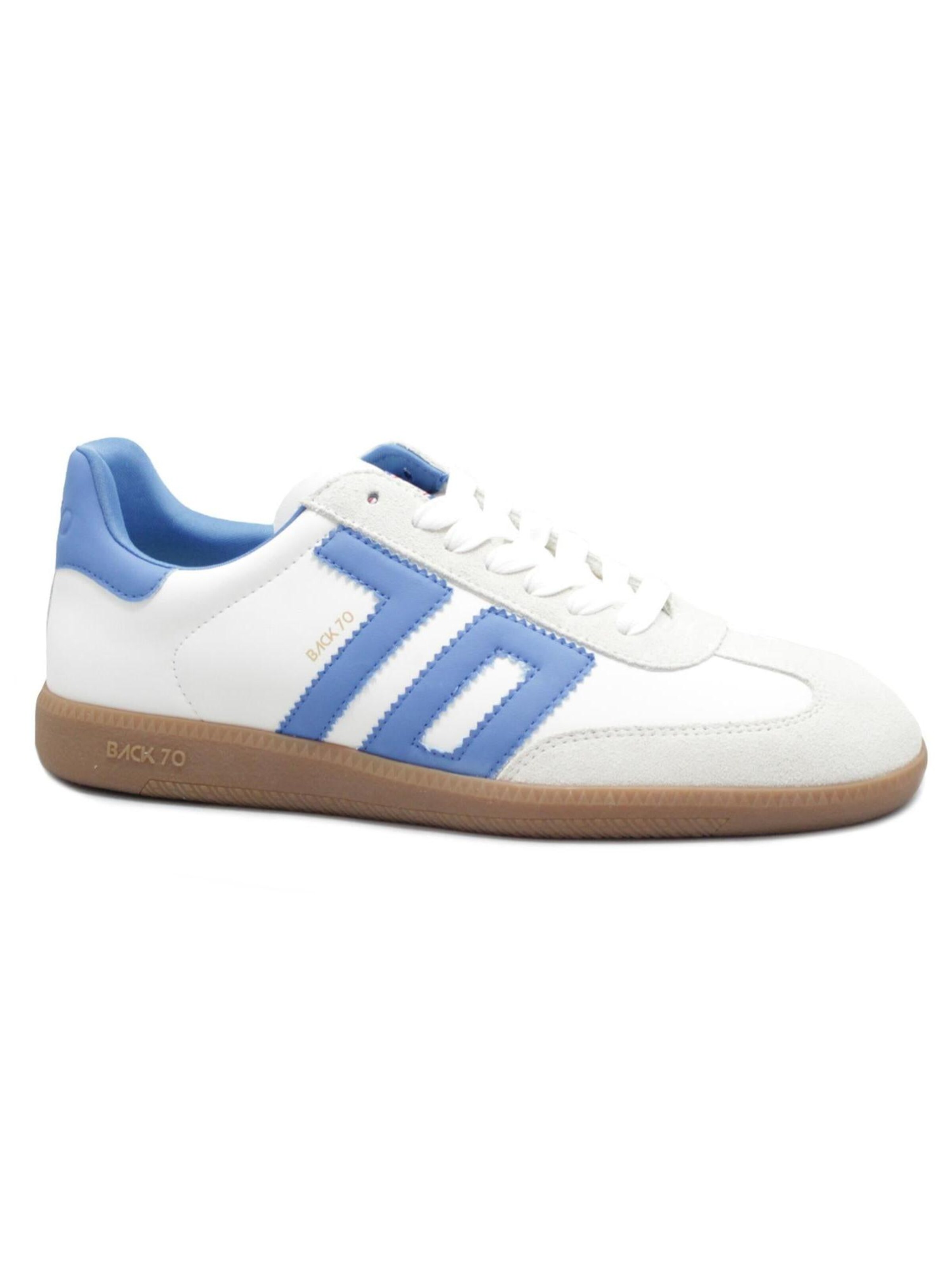 Sneaker bassa di Back70 in bianco: frontale
